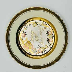 The Art Of Chokin 50 Anniversary 24k Gold Edged Plate.